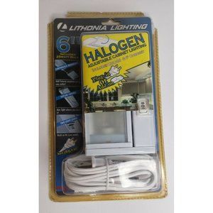 LITHONIA LIGHTING 6" HALOGEN ADJUSTABLE CABINET LIGHTING+